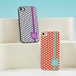 Black Polka Dot Personalized Case for IPhone 4 and 4S