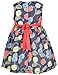 Lilax Girls' Blossom Crepe Easter Princess Dress