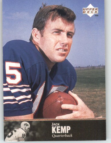 1997 Upper Deck Legends Football Card # 124 Jack Kemp - Buffalo Bills - NFL Trading Card in Screw Down Case