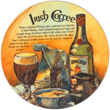 Irish Coffee Recipe Coasters Set of 4