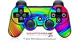 Sony PS3 Controller Skin Rainbow Swirl