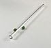 GlassDharma DD12GR9 Decorative Dots 12mm Glass Straw - Green