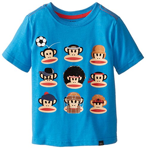 Paul Frank Boys' Multi Julius Crew Neck Tee