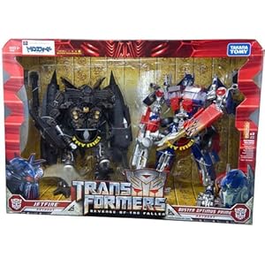 Transformers Revenge of the Fallen Jet Fire & Buster Optimus Prime Japanese Version Box Set