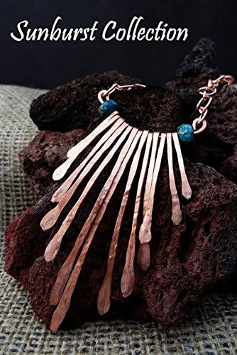 Copper Sunburst Necklace ~ MotzArt Designs