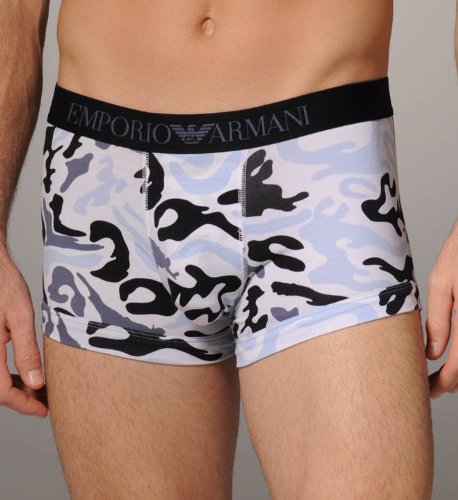 Emporio Armani Camouflage Stretch Cotton Parigamba Trunk 111389-1W523
