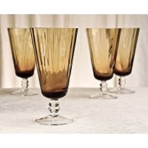 Godinger AMBER GOBLETS