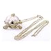 Vintage Cinderella Pumpkin Carriage Locket Pendant Chain Necklace Xmas Gift