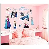 NEW Large Size Frozen Queen Elsa Gefrorene Wandtattoos Wandsticker DIY Family Fashion Decoration Sticker