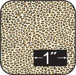 Jungle Print Leopard Print Cotton Fabric-for Dollhouse Miniatures