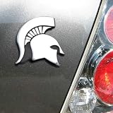 Michigan State Spartans Chrome Team Logo Auto Emblem