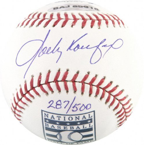 Sandy Koufax Autographed Baseball | Details: Hall of Fame Logo Baseball
