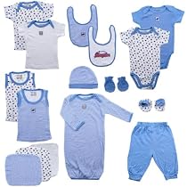 Luvable Friends 16-Piece Deluxe Layette Set, 0-6 Months, Blue
From Luvable Friends
