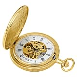 Charles-Hubert, Paris Gold-Plated Mechanical Pocket Watch