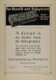 1926 Ad Commercial Poster Co. Cleveland Wrigley's Gum - Original Print Ad