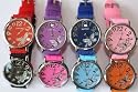 TREND SILIKON WATCH ARMBANDUHR UHR DAMENUHR SCHMETTERLING DUNK-12