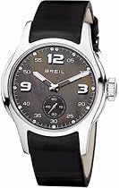 Breil BW0062 Ladies 'Globe' Swarovski Crystal Set Black Leather Watch