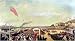 Napoleon III welcoming Queen Victoria at the Port of Boulogne 1856 art print 30x55.2cm by Louis Armand