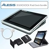 Alesis Studio Dock Pro Docking Station for Ipad -STUDIODOCK Bundle