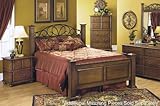 Welton USA Kingsley Bedroom Set in Chestnut