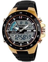 Fashion Sport Mens and Womens Analog-Digital Chronograph Watch SK-248