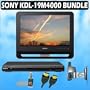 Sony Bravia M-Series KDL-19M4000 19-inch 720P LCD HDTV (Black) + Sony DVD Player w/ Deluxe Accessory Kit