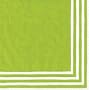 Stripe Border Lime Green Lunch Napkins