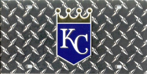 Kansas City Royals Diamond License Plate Laser Tag