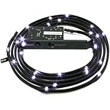 NZXT CB-LED20-WT 2-Metres Light Sensitivity Sleeved LED Kit (White)