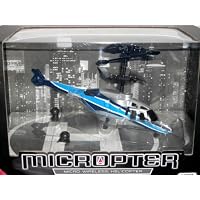 Propel RC Micropter - Wireless Micro Helicopter--Stealth II--Blue and Silver