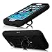 iPhone 6 Plus Case - Fintie Commander Series Three Layer Hard Shell Cover Holster with Built-in Rotating Stand and Belt Swivel Clip for Apple iPhone 6 Plus (5.5), Black