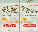 Yin Chiao Jie Du Pian Superior - Lonicera & Forsythia TCM Formula for Cold & Flu, Sugar Coated - 120 Pills