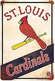 St Louis Cardinals Retro Sign 8 X 12