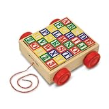 Melissa & Doug Classic ABC Block Cart