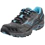Mizuno Women's Wave Ascend 4 Running Shoe,Anthracite/River Blue,8.5 B