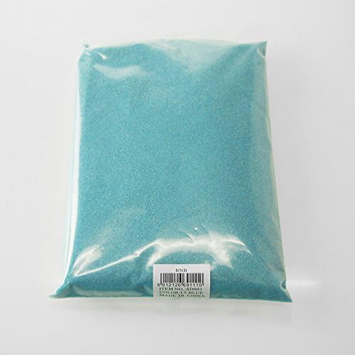 Light Blue Sand Decorative Vase Fillers For Arts & Crafts, 2 lbs per Bag
