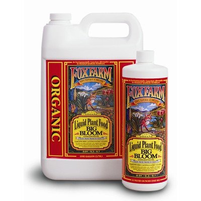 FoxFarm FX14005 5-Gallon FoxFarm Big Bloom Liquid Concentrate 0.01-0.3-0.7