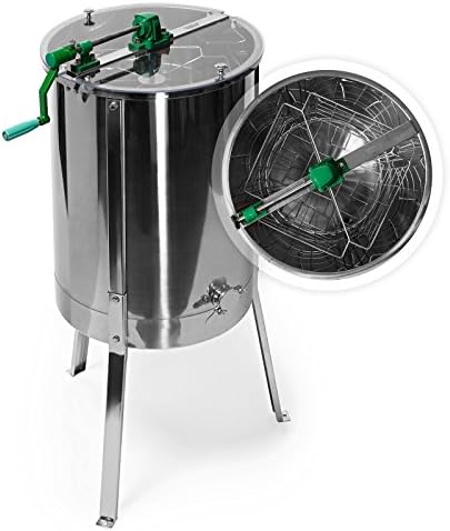 Honey Keeper 4 Four Frame #304 Stainless Steel Honey Extractor Beekeeping Equipment Honeycomb Drum