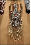 IMAGE OF Sculptural African Tribal Water Buffalo Mask
