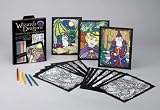 Wizards and Dragons Stained Glass Coloring Fun