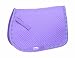 Perri's All Purpose Ribbon Saddle Pad, Lilac/Lilac Plaid
