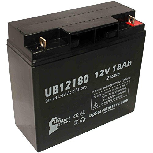 2x Pack - APC SMART-UPS 3000VA USB SUA3000 Battery - Replacement UB12180 Universal Sealed Lead Acid Battery (12V, 18Ah, 18000mAh, T4 Terminal, AGM, SLA)
