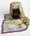 Designer Silk Scarf -- Birds in Paradise -- 100% Silk Chiffon Scarf Shawl