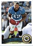 2011 Topps Football Card # 30 Maurice Jones-Drew - Jacksonville Jaguars - NFL Trading Card in a Protective Case!