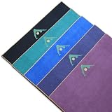 Aurorae Yoga Mat / Towel, Synergy the Original Super Deluxe Slip Free Yoga Mat. Great for Vinyasa, Ashtanga, Bikrim/Hot Yoga. Bonds Our 5mm Per Yoga Mat with Our Lush Ultra Absorbent Slip Free Microfiber Towel. No More Slipping. US Patent Protected