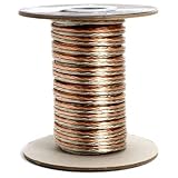 14AWG Clear Jacket Compact Speaker Cable - 50ft