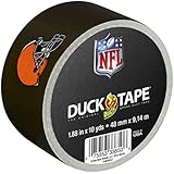Duck Brand 281542 Cleveland Browns NFL Team Logo Duct Tape, 1.88-Inch by 10 Yards, Single Roll