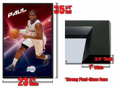 Framed Los Angeles Clippers Chris Paul 11 Poster 5489