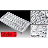 10 Pairs of Reusable Natural & Regular Long False Eyelashes