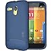 TUDIA Ultra Slim Full-Matte ARCH TPU Bumper Protective Case for Motorola Moto G SmartPhone (2013 1st Gen Only) (Matte Blue)